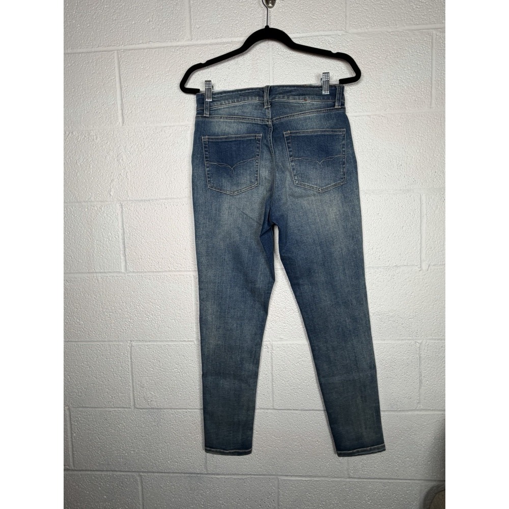 Lauren Ralph Lauren Jeans Womens 8 Blue Beaded Western Stretch Denim - Picture 2 of 9